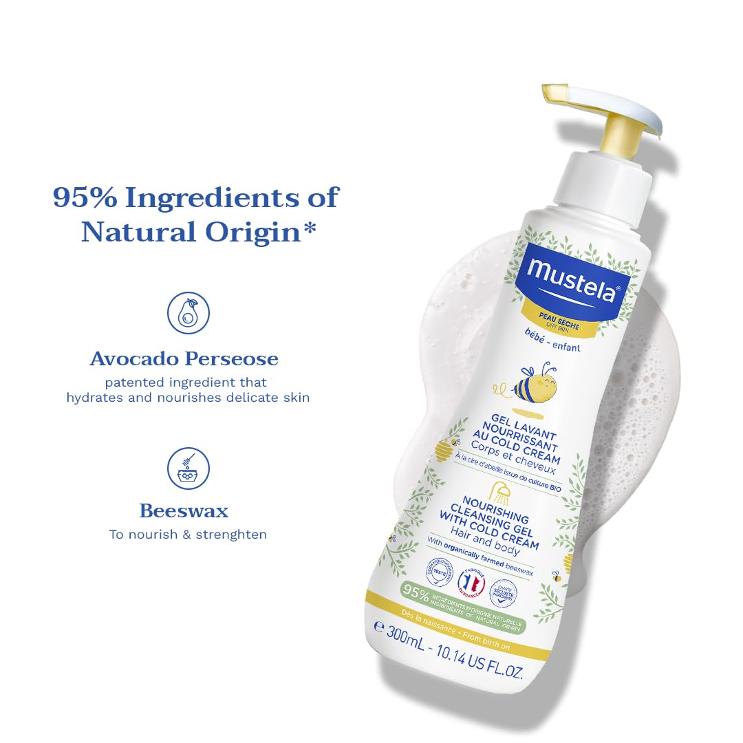 Mustela Nourishing Cleansing Gel with Cold Cream - 300ml