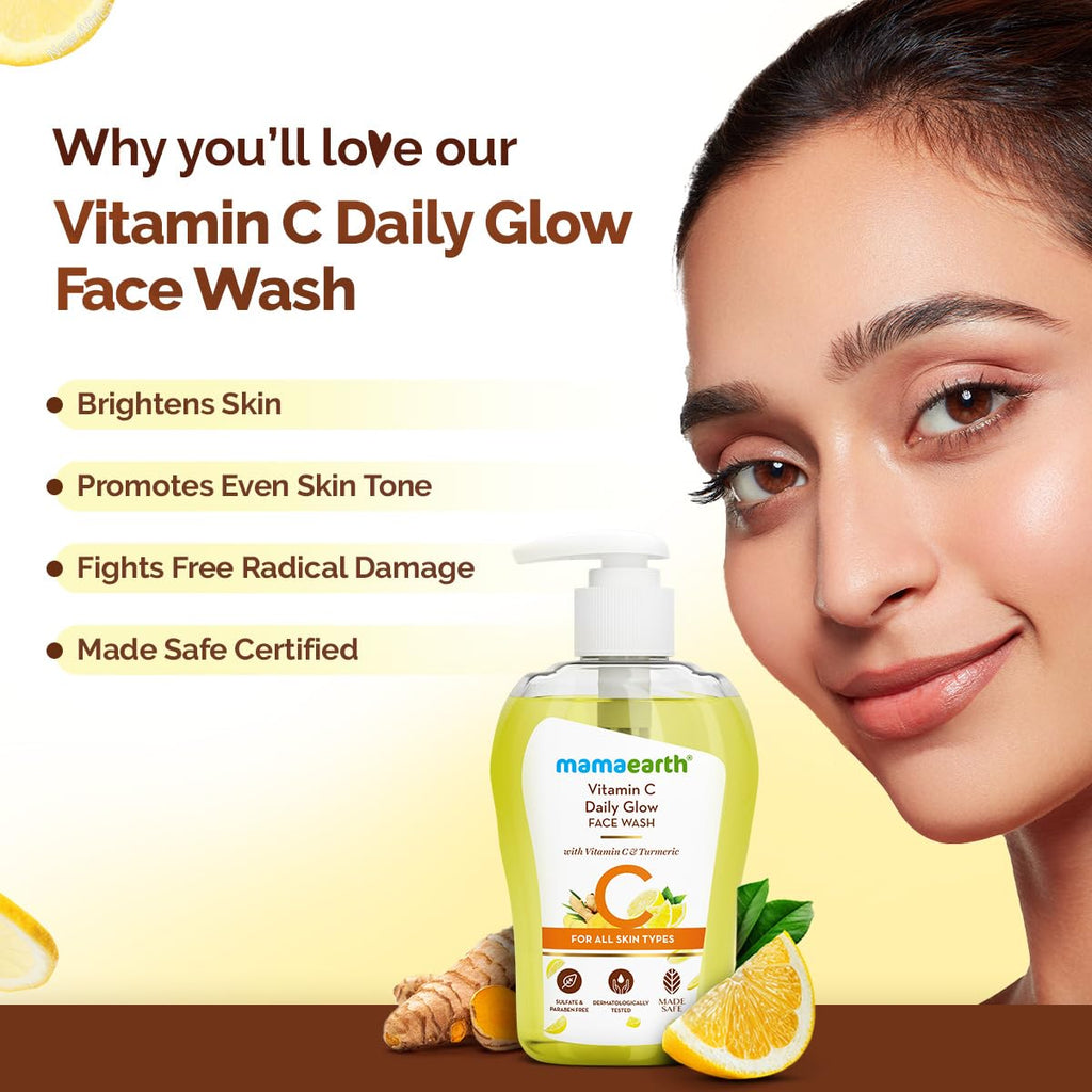 Mamaearth Vitamin C Face Wash for Women & Men 250ml