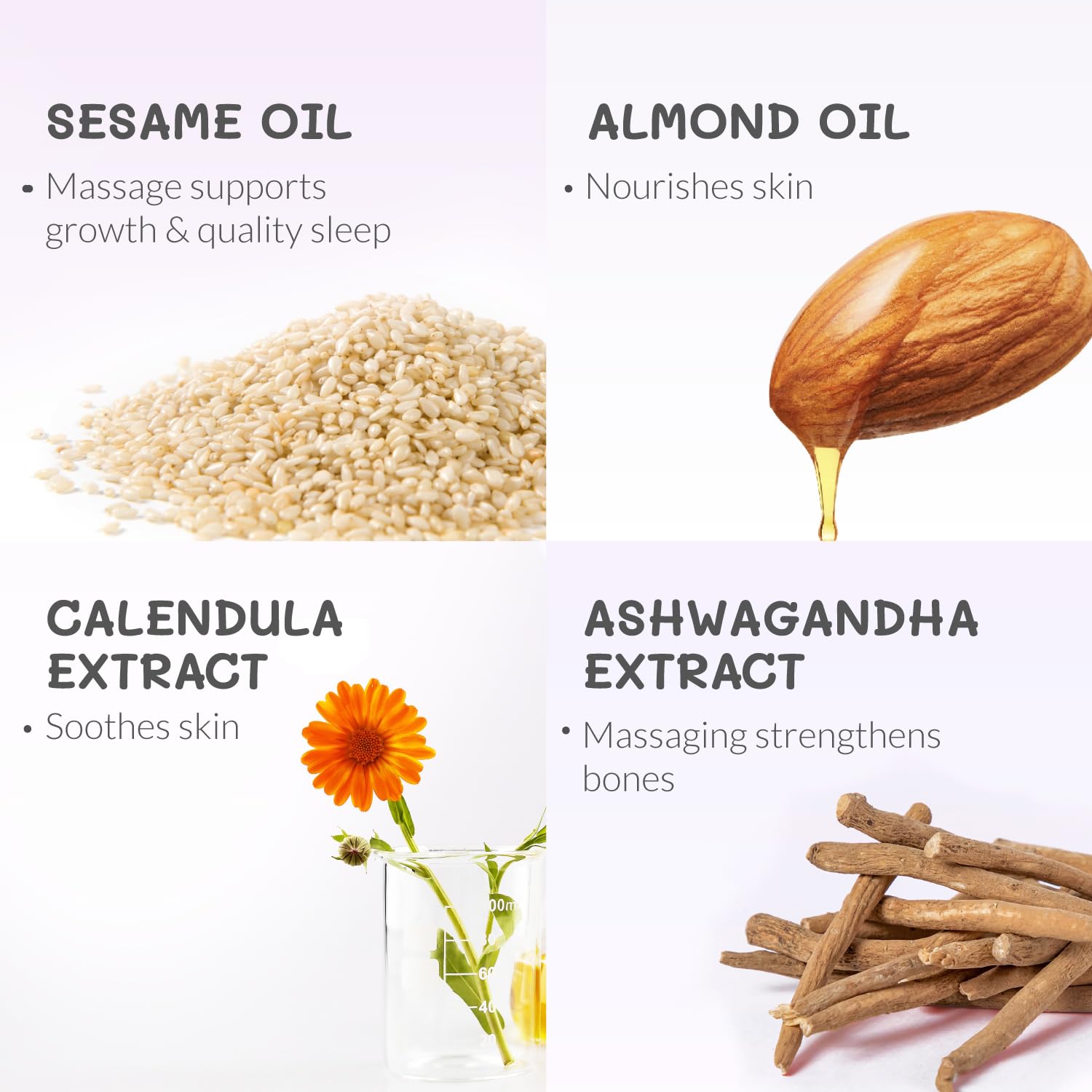 AreoVeda Organic Cold-Pressed Baby Massage Oil