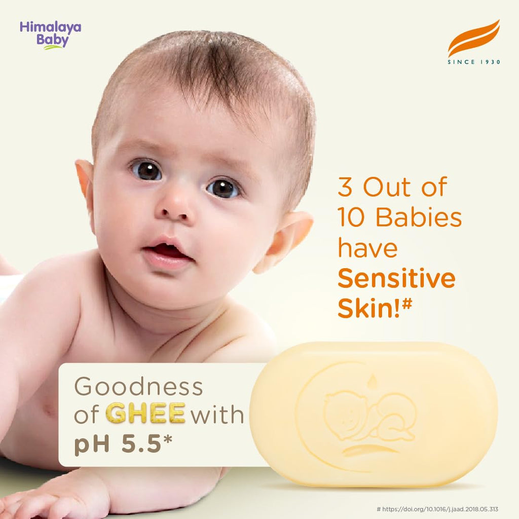 Himalaya Baby Bar with Pure Cow Ghee 75g|Buy 2 Get 1 Free