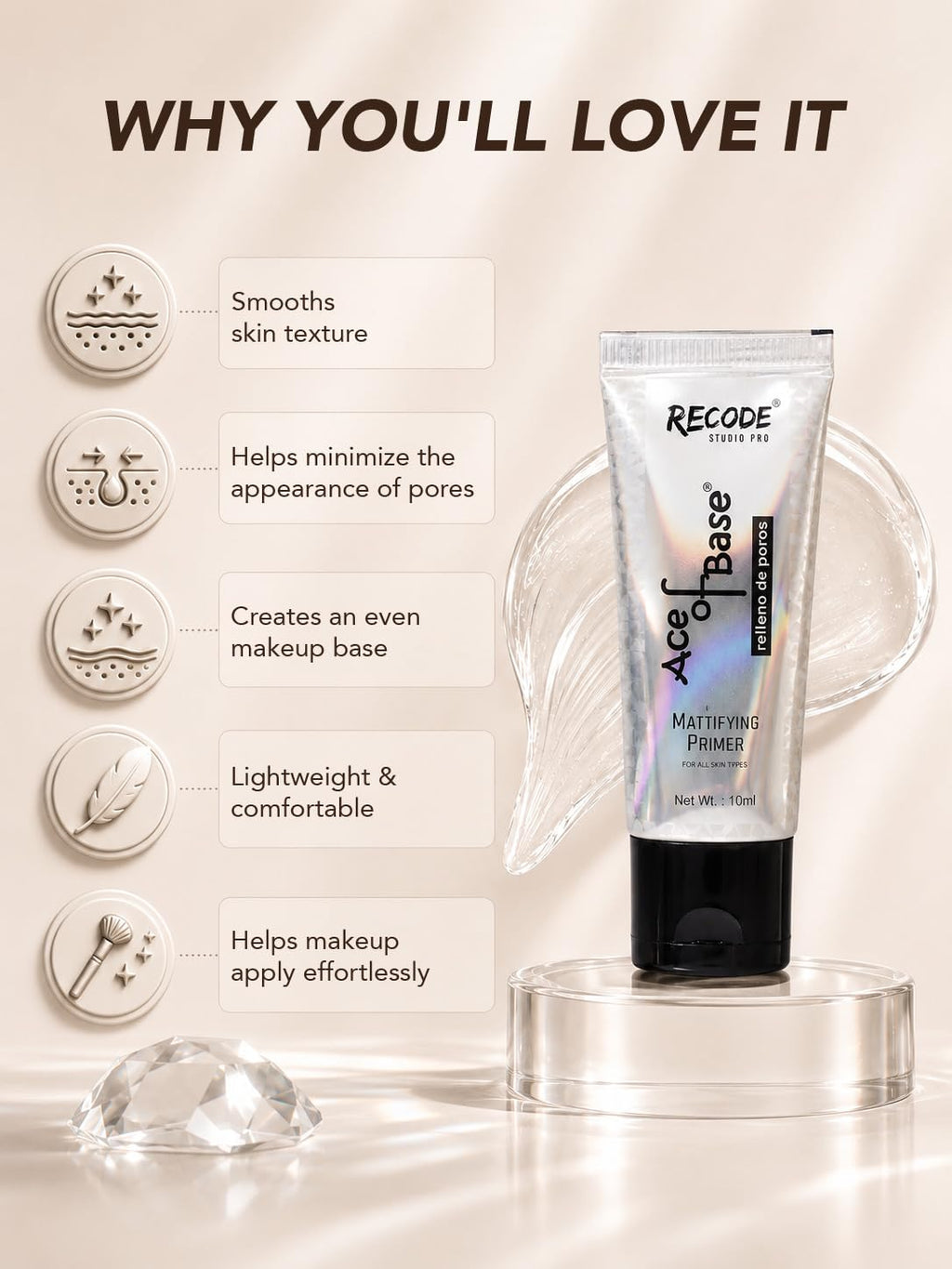Recode Ace Of Base Primer 30 ML