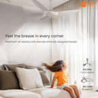 Orient Electric Newly Launched Aeroquiet Neu 1230mm Ceiling Fan for Home| BEE 2 Star Rated Energy Efficient Fan | Rust-proof ABS blade |2 Years Warranty by...