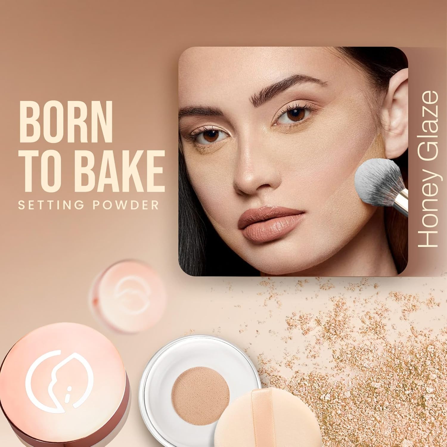 MARS Born To Bake Setting Loose Powder For Oil Control Matte Finish (8.0gm) (HONEY GLAZE)