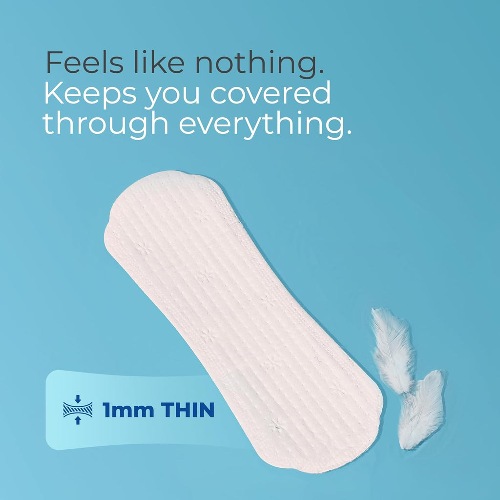 Nua Everyday Comfort Panty Liner for Women Daily Use | Pack of 40 liners 190mm