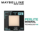 Maybelline New York Fit Me Matte + Poreless Powder, 120 Classic Ivory,8.5g