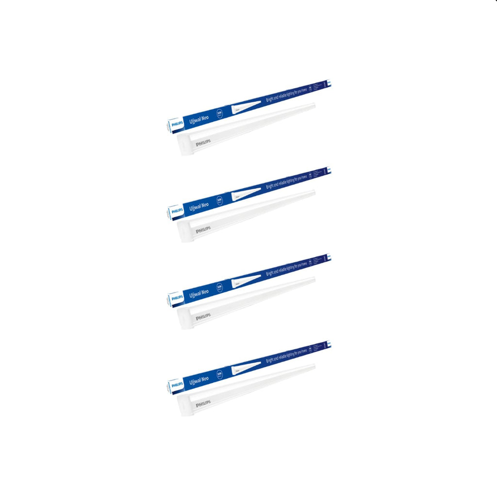 Philips 36 W LED Tubelight | Ujjawal Neo LED Tubelight for Home & Hall, Colour : Cool Day Light, Pack Of 4
