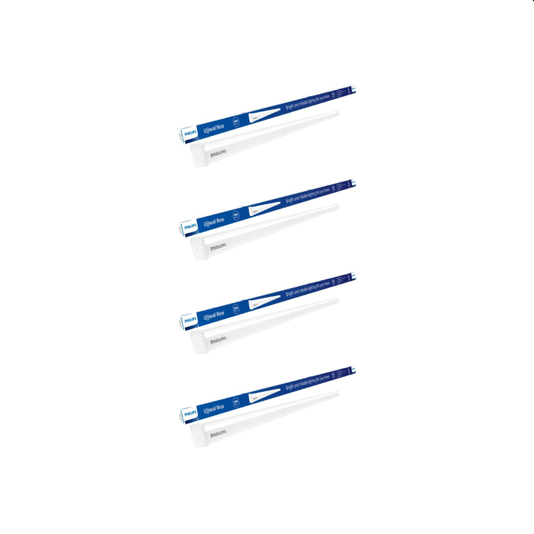 Philips 36 W LED Tubelight | Ujjawal Neo LED Tubelight for Home & Hall, Colour : Cool Day Light, Pack Of 4