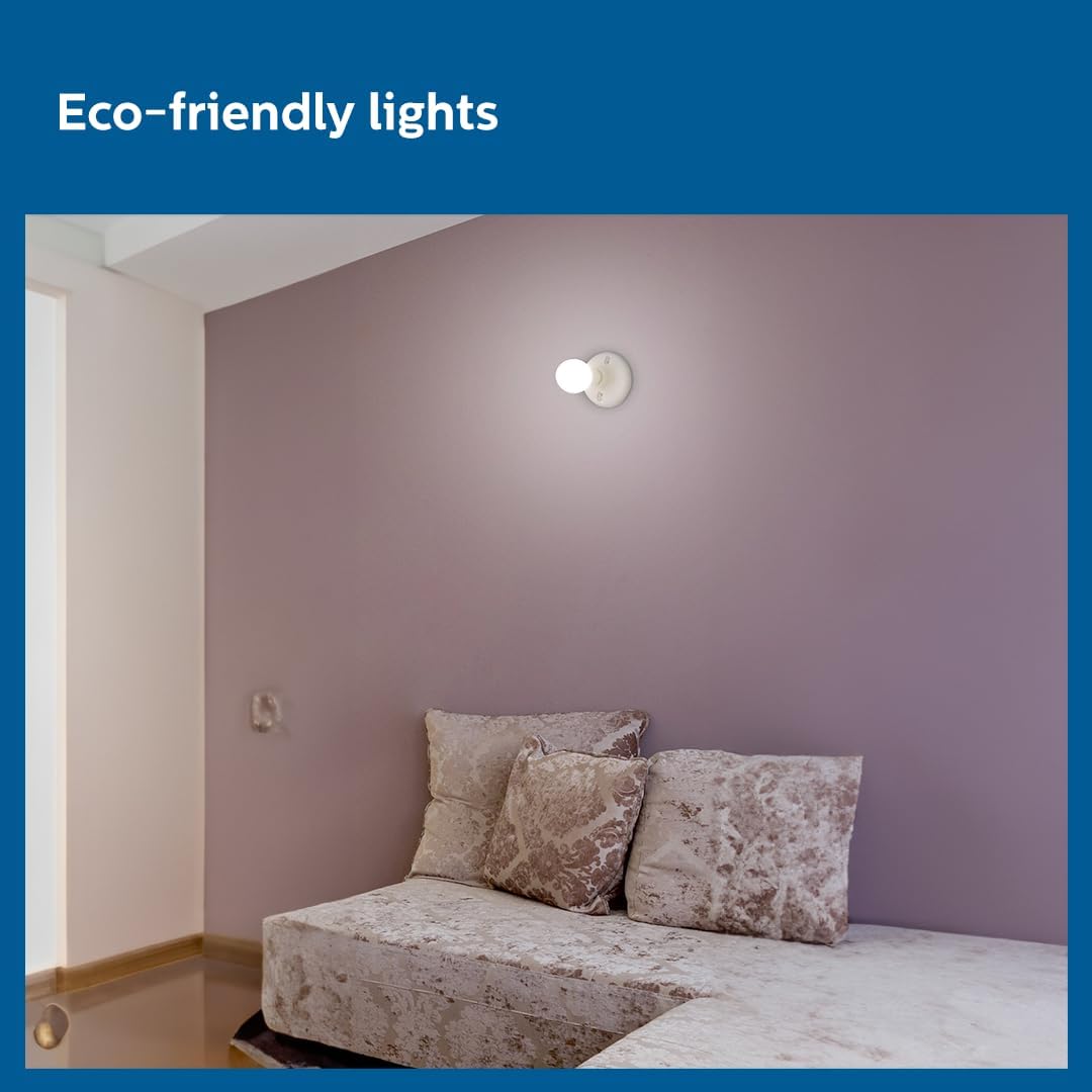 Philips 26-watt LED Bulb |AceBright High Wattage LED Bulb|Base: B22 Light Bulb for Home | Crystal White, Pack of 2