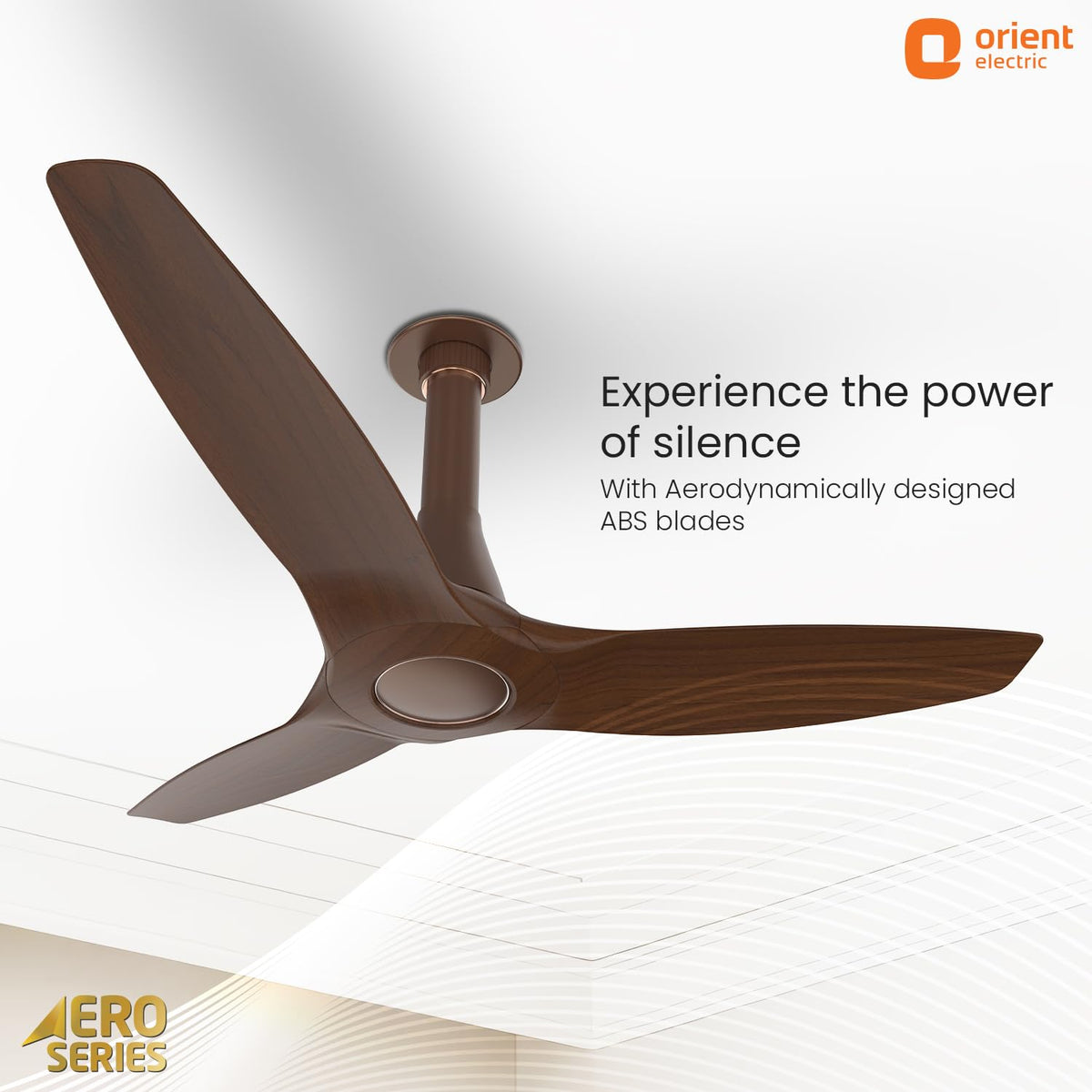 Orient Electric Newly Launched Aeroquiet Neu 1230mm Ceiling Fan for Home Rust-proof ABS blade |BEE 2 Star Rated Energy Efficient Fan |2 Years Warranty by...