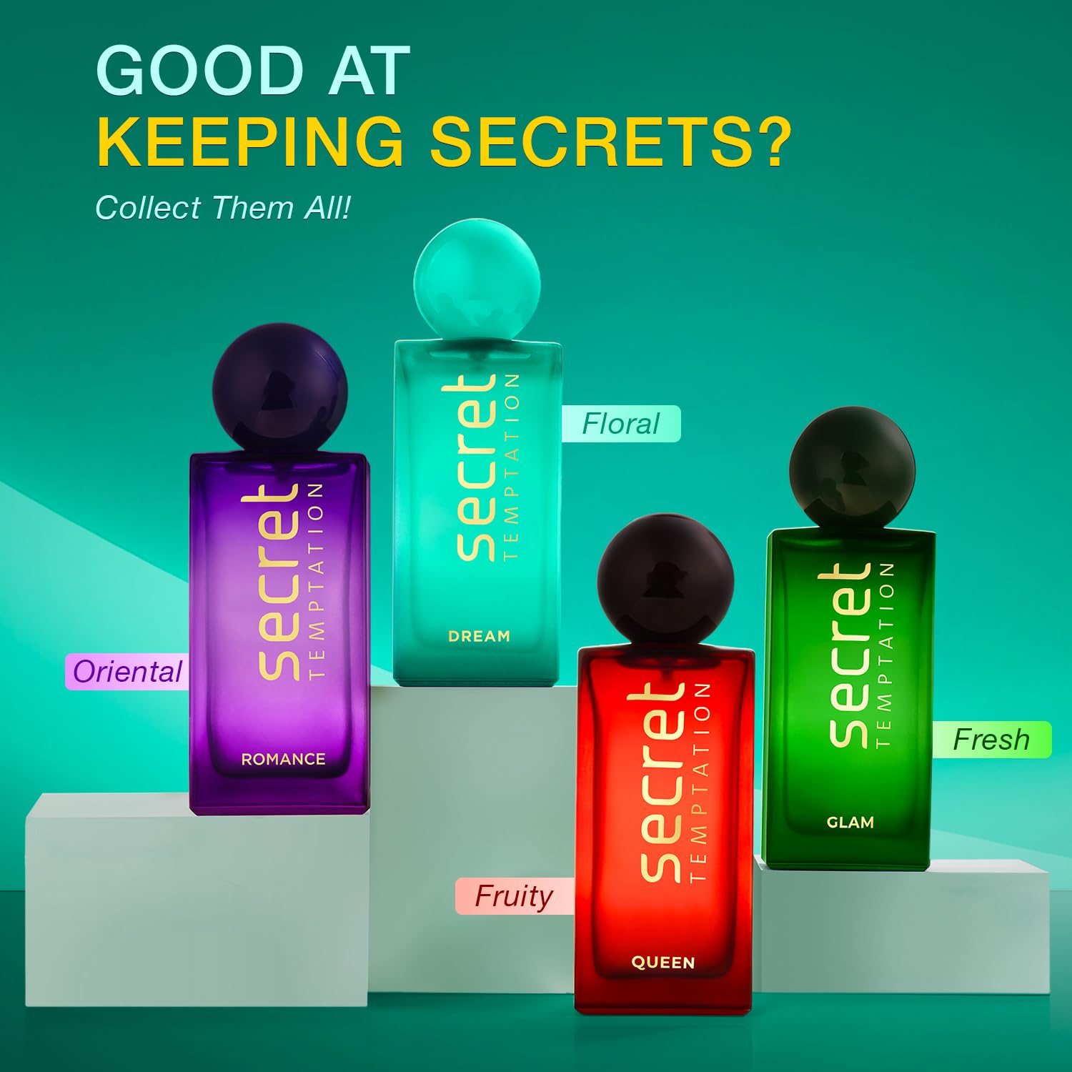 Secret Temptation Dream Eau De Parfum for Women, Long Lasting Floral and Fruity Office Wear Fragrance, 50ml