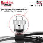Hawkins 2 Litre Instaa Pressure Cooker, Induction Inner Lid Cooker, Tall Body Hard Anodised Cooker, Black (IIH2T)