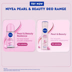 Nivea Female Pearl & Beauty Radiance Citrus Scent Liquid Deodorant 150 Ml | For Eventoned Smooth & Beautiful Underarms, Pack Of 1