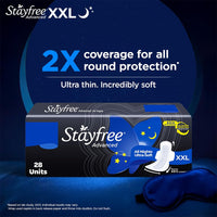 Stayfree Advanced Xxl|Combo Packs 84 Pads|All Night Ultra Comfort Sanitary Pads Women|Convert Heavy Flow Into Gel|Odour Control|Absorbs 2X Faster 2X Better Coverage|Up To 12 Hours Of Protection