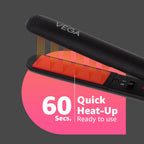 Vega Adore Hair Straightener for Women with Ceramic Plates & Fast Heat