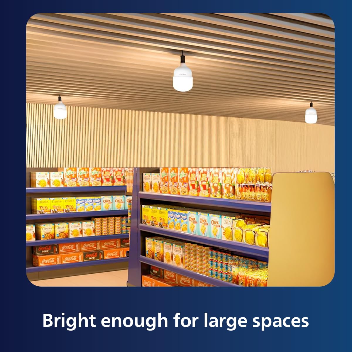 Philips 40 - watt LED Bulb | AceBright High Wattage LED Bulb | Bulb Base : B22, Light Bulb for Home | Colour : Cool Day Light, Pack of 4