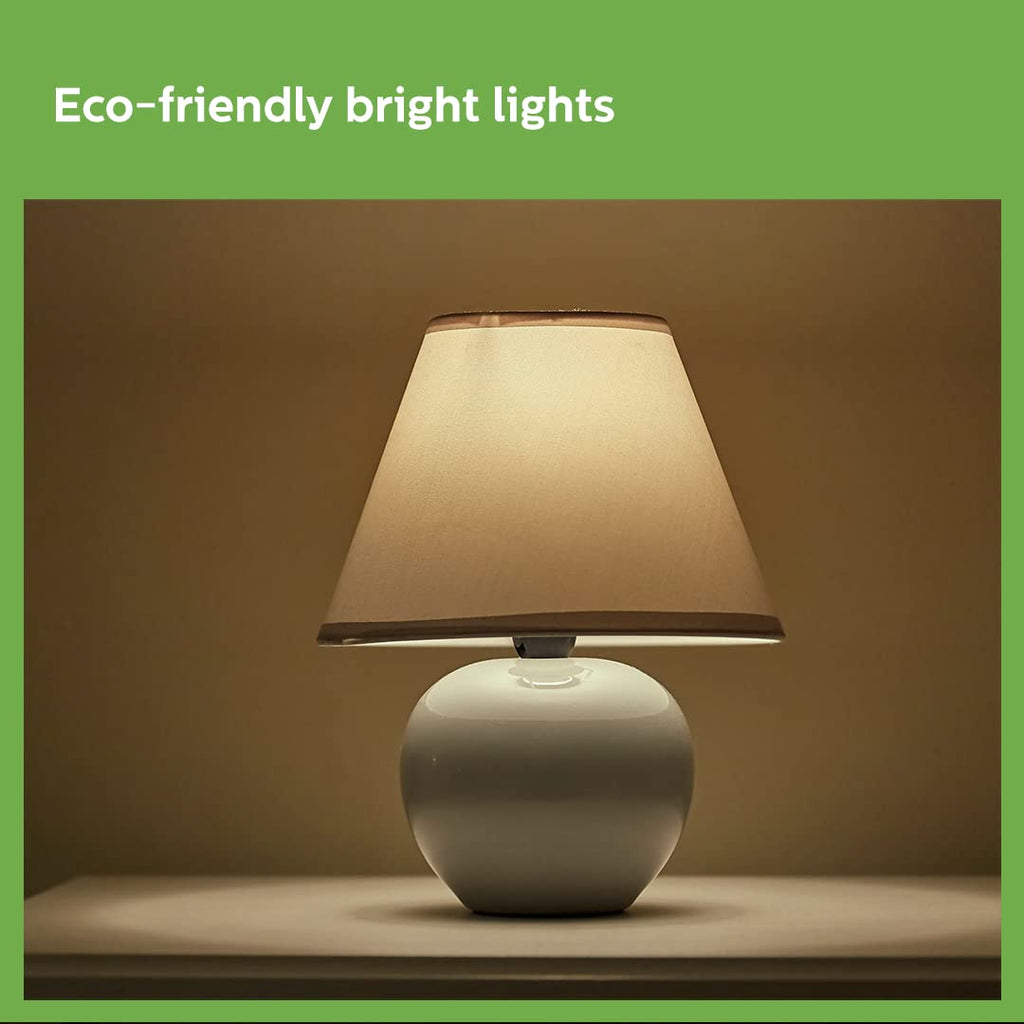 Philips 12-Watt Glass LED Bulb | Full Glow Energy Saver 1200 Lumen Frosted Diffused LED Bulb | Base -B22 | Crystal White,Pack of 6