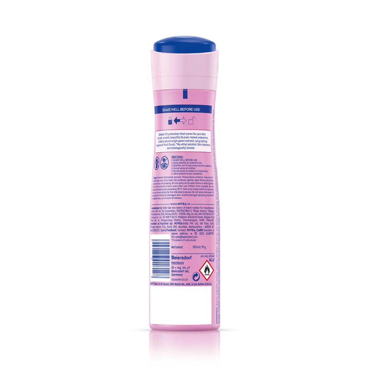 Nivea Female Pearl & Beauty Radiance Citrus Scent Liquid Deodorant 150 Ml | For Eventoned Smooth & Beautiful Underarms, Pack Of 1