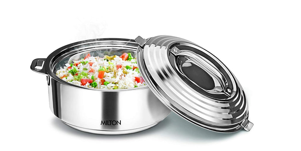 MILTON Galaxia Set of 3 Insulated SS Casserole (1.2, 2.09, 2.45 L)