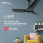 Havells Stealth Air BLDC 1200mm Ceiling Fan| Upto 55% Energy Saving| Silent & Premium| 5 stars Rating| 100% Copper Motor| RF Remote, Memory Backup,...