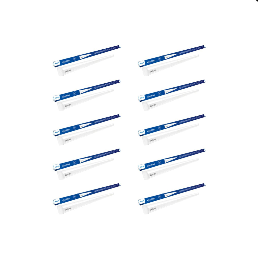 Philips 36 W LED Tubelight | Ujjawal Neo LED Tubelight for Home & Hall, Colour : Cool Day Light, Pack Of 10