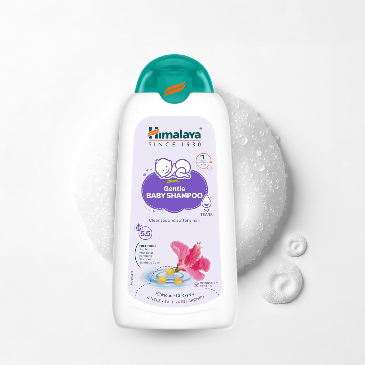 Himalaya Gentle Baby Shampoo with phyto-proteins|No Tears|pH 5.5|200ml
