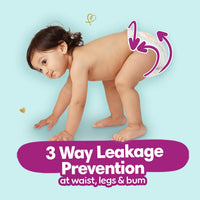 Pampers Active Baby Taped Diapers, Small size diapers, (S) 92 count, taped style custom fit | Taped Style, Custom Fit
