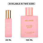 Bella Vita Luxury Organic Luxury Rose Woman Eau De Parfum Liquid Perfume for Women with Woody Rose, Jasmine, Black Currant, Vanilla & Amber | Long...
