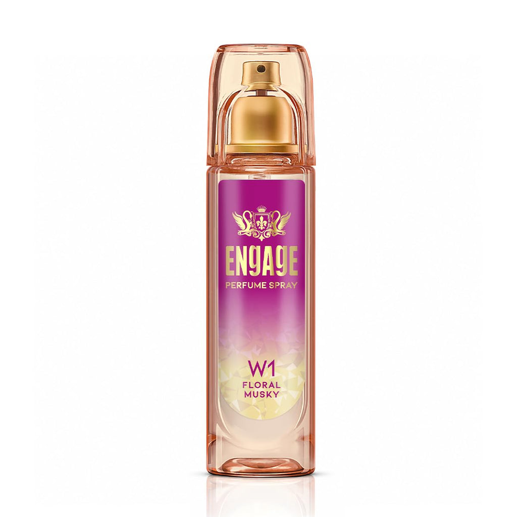 Engage W1 Perfume Spray for Women 120ml | Fruity & Floral | 24 hr Freshness | Long Lasting | No Parabens | No Silicones| Dermatologically Tested | Skin...