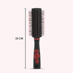 AGARO Royal Round Hair Brush with Strong & flexible boar bristles having Anti static ball tips