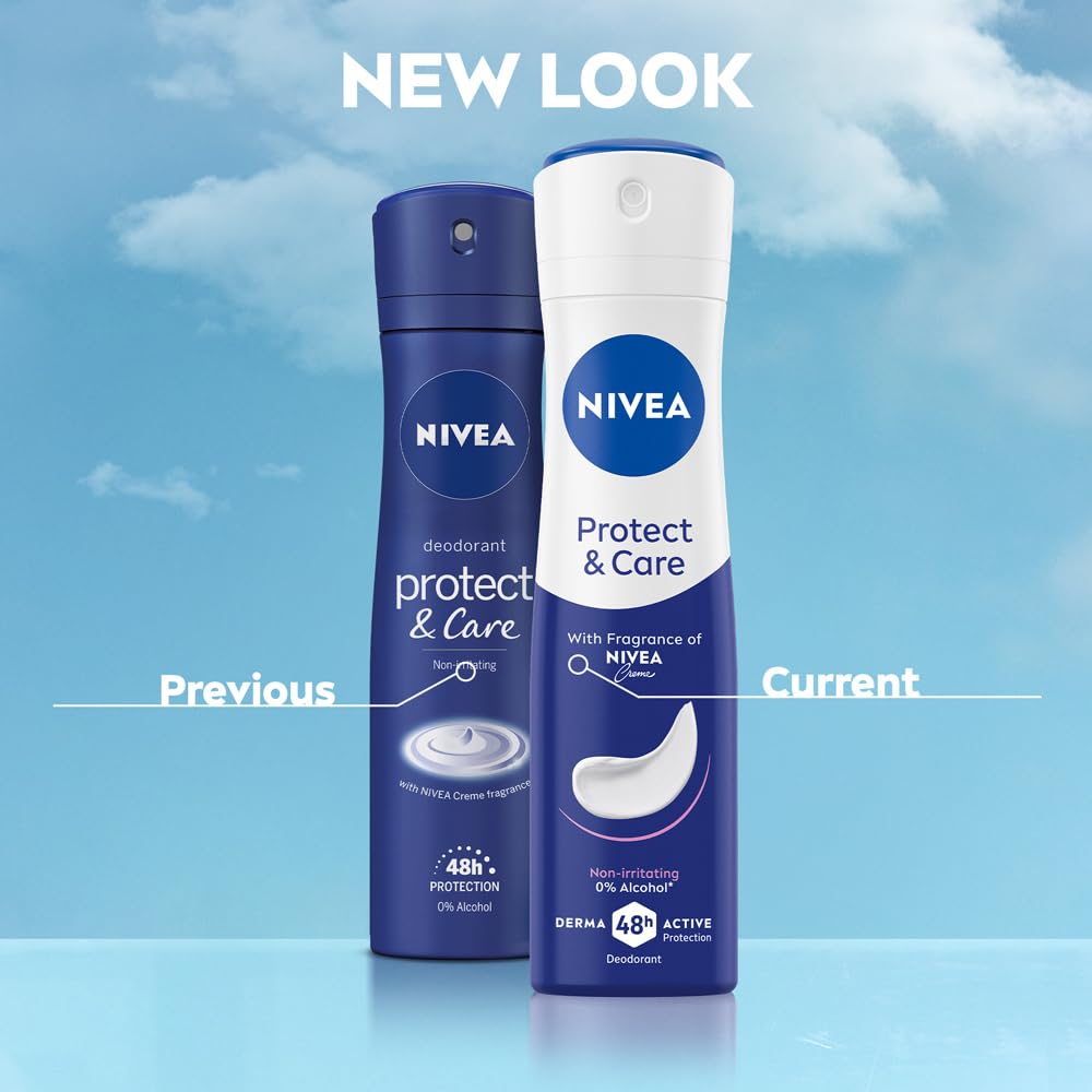 NIVEA Women Protect And Care Fresh Deodorant, 150Ml - Creme, Spray