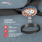 Havells Stealth Air BLDC 1200mm Ceiling Fan| Upto 55% Energy Saving| Silent & Premium| 5 stars Rating| 100% Copper Motor| RF Remote, Memory Backup,...