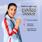 Pee Safe Comfort Ultra Thin Sanitary Pads For Women | XXL | 30 Pads | Ultra Soft, Dual Wings, Toxin Free, Extra Long, 6 Layer Deep Absorption, Rash Free...