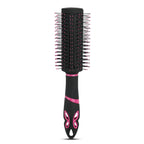 AGARO Delight Round Hair Brush with Strong & flexible boar bristles having Anti static ball tips