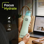 Stainless Steel Water Bottle Belly Sea Green 750ml