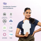 BLISSNATURAL Ultra Soft Sanitary Pads XL+XXL | Pack of 34 |