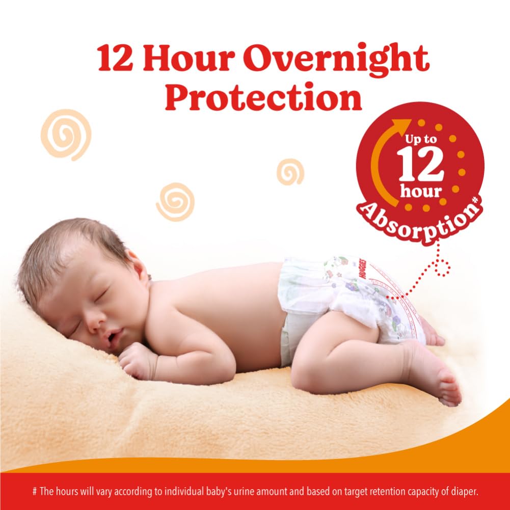 Huggies Comfy Pants Baby Diaper, Extra Large (XL) Size (12-17 Kgs), Pack of 72 (24 Count, Pack of 3)
