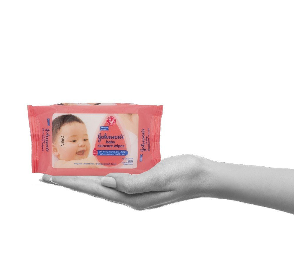 Johnson's Baby Skincare Cloth Wipes - 20 Wipes