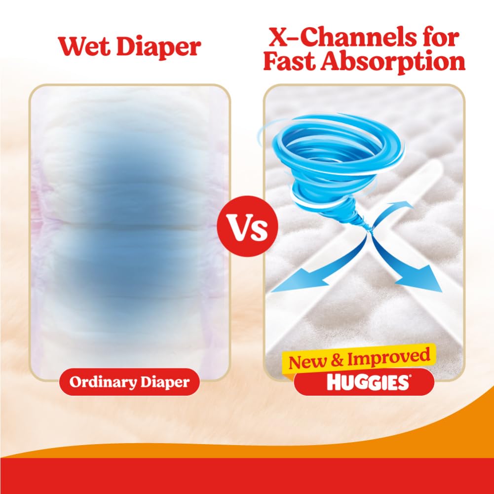 Huggies Comfy Pants Baby Diaper, Extra Large (XL) Size (12-17 Kgs), Pack of 72 (24 Count, Pack of 3)