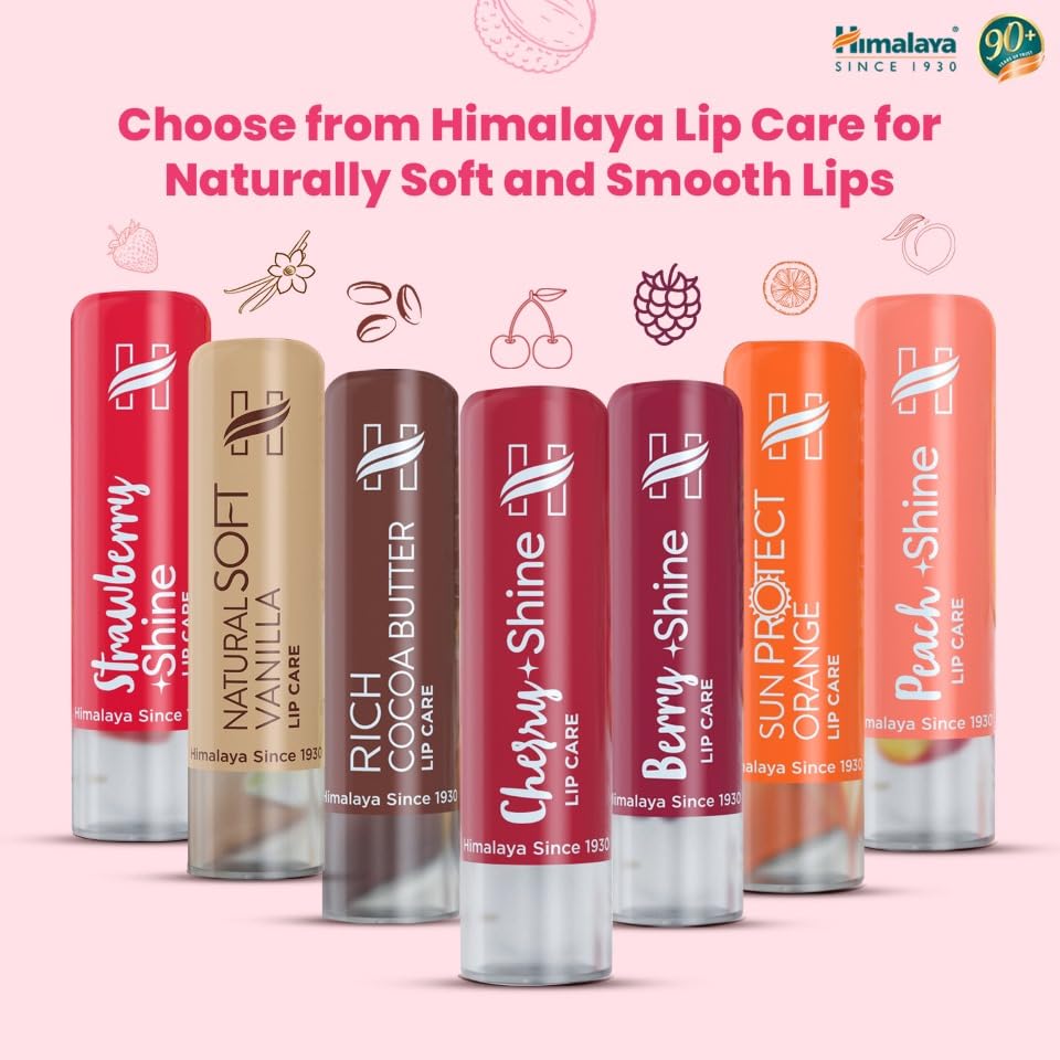 Himalaya Litchi Shine Lip Care, 4.5g (Pack of 2),White