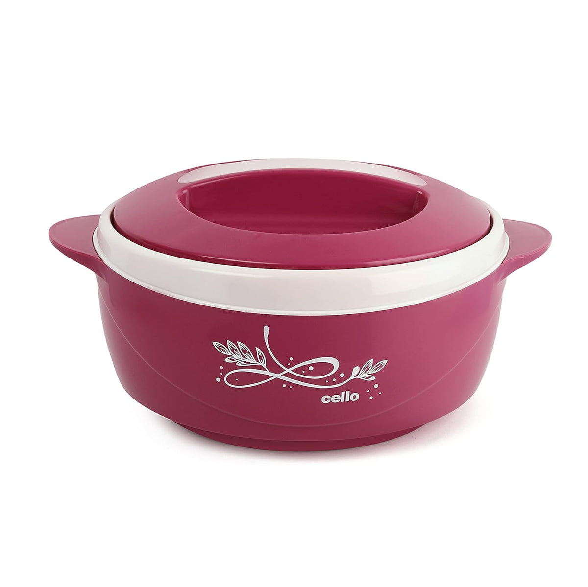 CELLO Sapphire Insulated Casserole Hot Pot For Kitchen 1250 ml Pink |