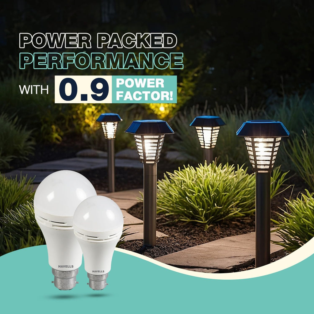 HAVELLS 8.5w LED Emergency Bulb | Shatter Resistant |Cool Day White (6500K) | B22 LED Bulb Base | Inverter Bulb for home,4 Hours battery back up| Li-ion Battery | Over charging Protection (PACK OF 10)