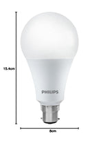 Philips 26-watt LED Bulb |AceBright High Wattage LED Bulb|Base: B22 Light Bulb for Home | Crystal White, Pack of 6
