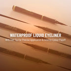 SWISS BEAUTY Waterproof And Long Wearing Bold Felt Tip Pen Glossy Eyeliner | Smudge Proof Eye Makeup | Quick Drying | Black, 1.2Ml