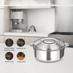 MILTON Galaxia Set of 3 Insulated SS Casserole (1.2, 2.09, 2.45 L)