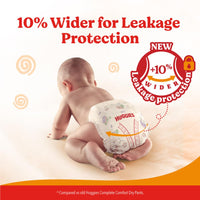 Huggies Comfy Pants Baby Diaper, Extra Large (XL) Size (12-17 Kgs), Pack of 72 (24 Count, Pack of 3)
