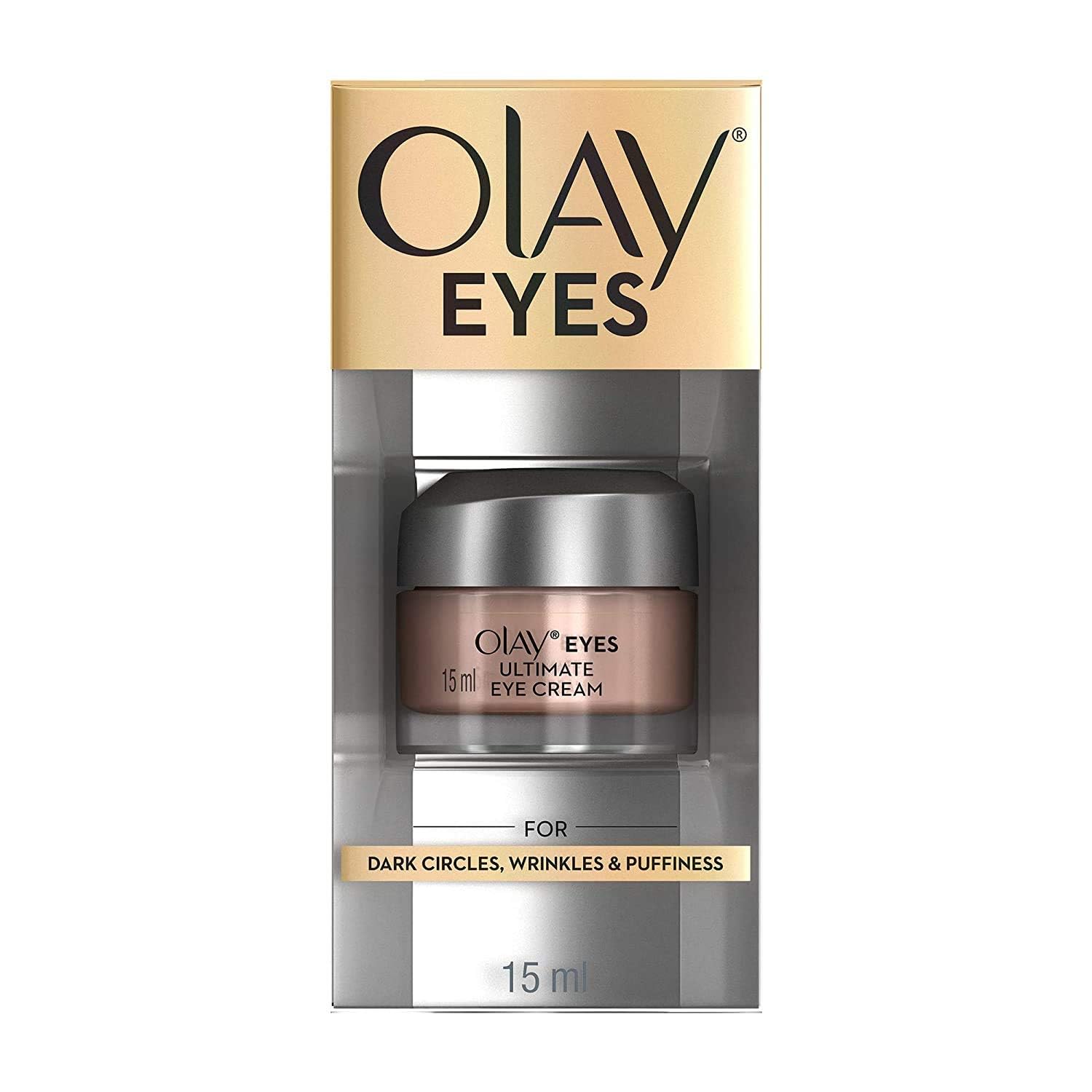 Olay Ultimate Eye Cream | Reduces Dark Circle, Wrinkles and Puffiness | With Peptides and Niacinamide l Normal, Oily, Dry & Combination Skin l Paraben...