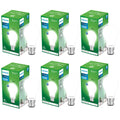 Philips 12-Watt Glass LED Bulb | Full Glow Energy Saver 1200 Lumen Frosted Diffused LED Bulb | Base -B22 | Crystal White,Pack of 6