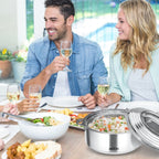 MILTON Galaxia Set of 3 Insulated SS Casserole (1.2, 2.09, 2.45 L)