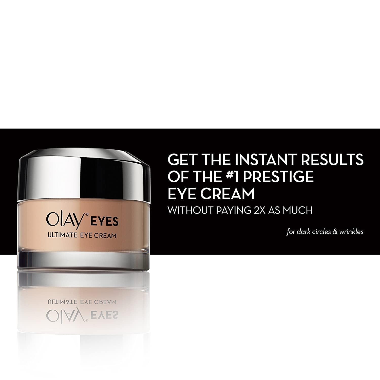 Olay Ultimate Eye Cream | Reduces Dark Circle, Wrinkles and Puffiness | With Peptides and Niacinamide l Normal, Oily, Dry & Combination Skin l Paraben...