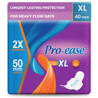 Pro Ease Go XL | 40 Pads | Sanitary Pads for Women